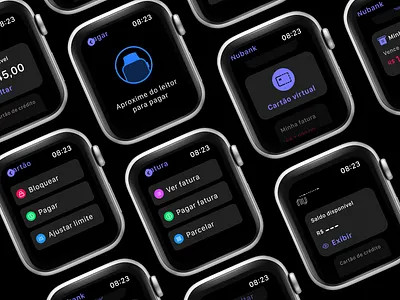 Apple Watch UI application design graphic design illustration landing page logo mobile app ui ux