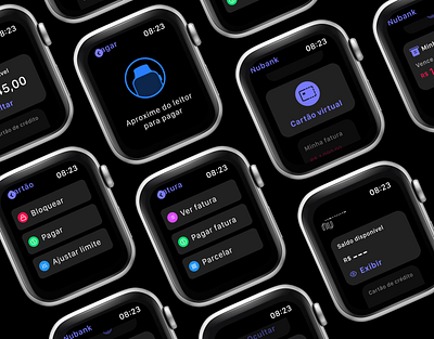 Apple Watch UI application design graphic design illustration landing page logo mobile app ui ux