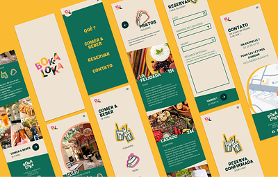 Boka Loka - Mobile App app app mobile application application mobile branding design food graphic design illustration logo mobile app responsive restaurant typography ui ux vector visual design web website