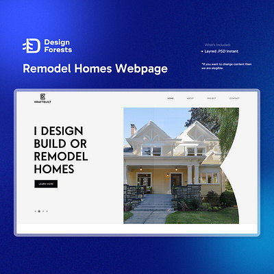 Remodel Homes Web Design