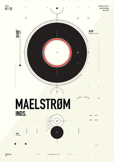 MAELSTRØM INDS. Poster design experiment graphic design poster typography vector