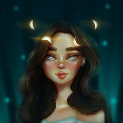 Stylized Portrait - Concept Art artist digital art illustration procreate sketchbook