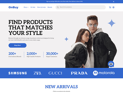 OnBuy - An Ecommerce Website branding ecommerce ecommerce website graphic design redesign research and design scratch design ui ui ux web design website design