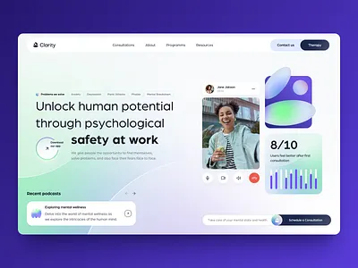 Clarity - SaaS Website arounda design platform product design saas ui ui inspiration ui map design uiux user experience user interface ux ux design website web web app design web design web platform webdesign website website design