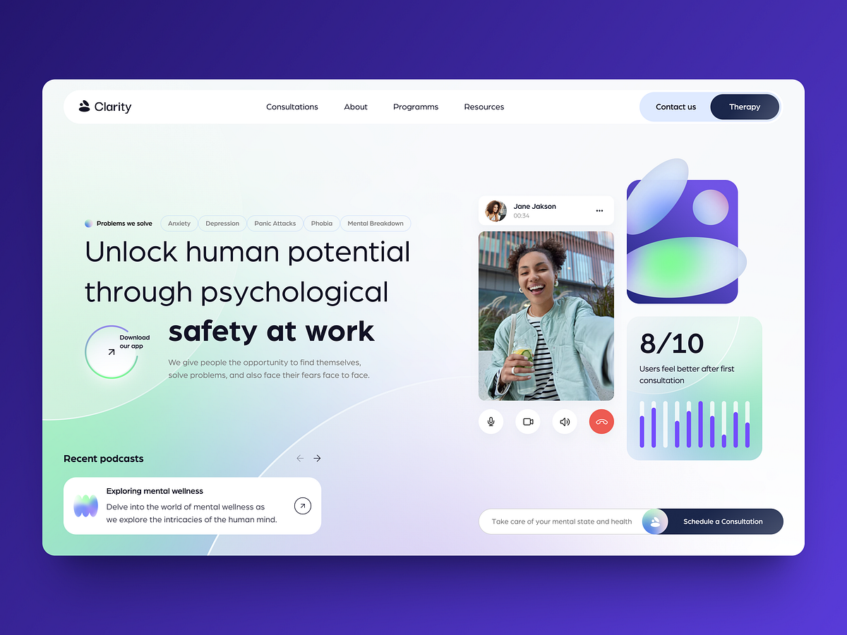 Clarity - SaaS Website by Arounda UI/UX for Arounda on Dribbble