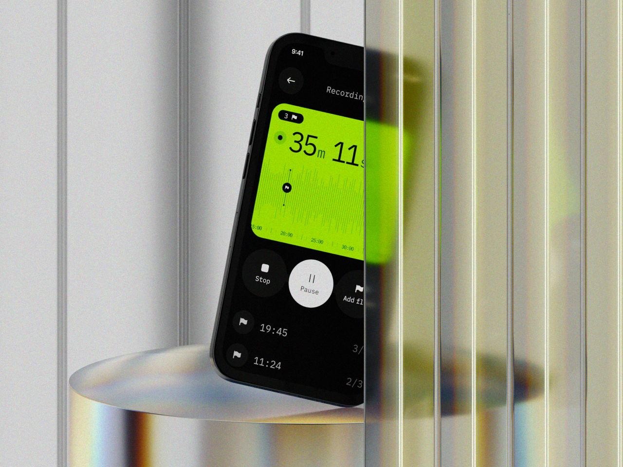 Recording Mobile App by wannabelike on Dribbble