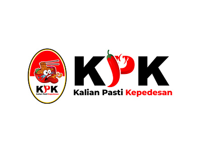 Kalian Pasti Kepedesan Logo boil eat hot logo noodle