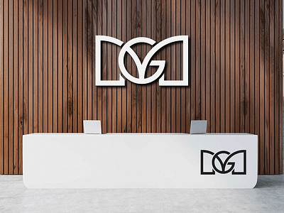 MG monogram Letter Brand Logo Hire me gm