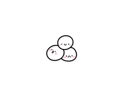 Snowball Fight ⚪❄️ ball cartoon cartoon character cartoon illustration character design cute cute illustration cuteart icon illustration kawaii snow sticker