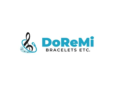 Doremi Bracelet Logo art bracelet homemade jewelry logo music sound