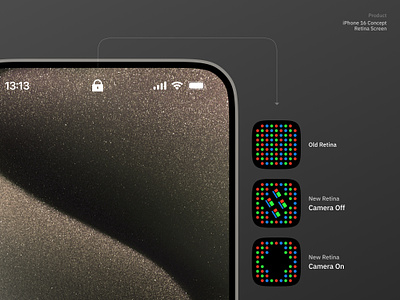 Hidden Camera Concept for Iphone 16 camera interface ios iphone iphone 16 retina screen ui ux