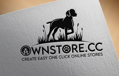 1st project on freelancer.com abstract logo brand identity creative logo dog flat logo design graphic design illustration logo minimal modern logo pappy paw pet shop logo