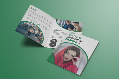 Bi-fold brochure design brochure presentation