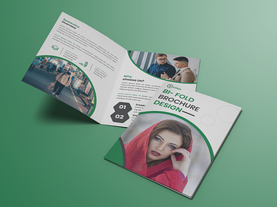 Bi-fold brochure design brochure presentation
