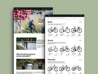 Ecop's (Bicycle Culture) - Company Profile bicycle bike branding companyprofile copywriting culture cycling cyclist design designthinking desktop figma graphic design illustration indonesia logo mobile responsive ui vector