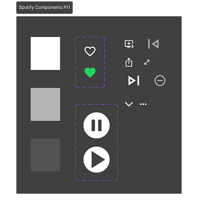 Spotify - Mobile App components ui