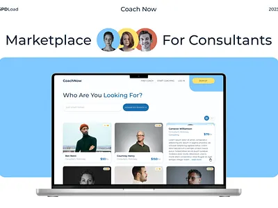 Coach Now | Marketplace for Consultants design saas ui ui design web design website design