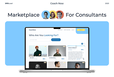 Coach Now | Marketplace for Consultants design saas ui ui design web design website design
