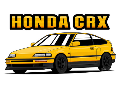 Honda crx artwork 1988hondacrx 1990hondacrx car art car design car drawing car illustration carartwork carvector crx crxillustration crxvector honda hondacrx hondacrxart hondacrxvectorartwork illustration