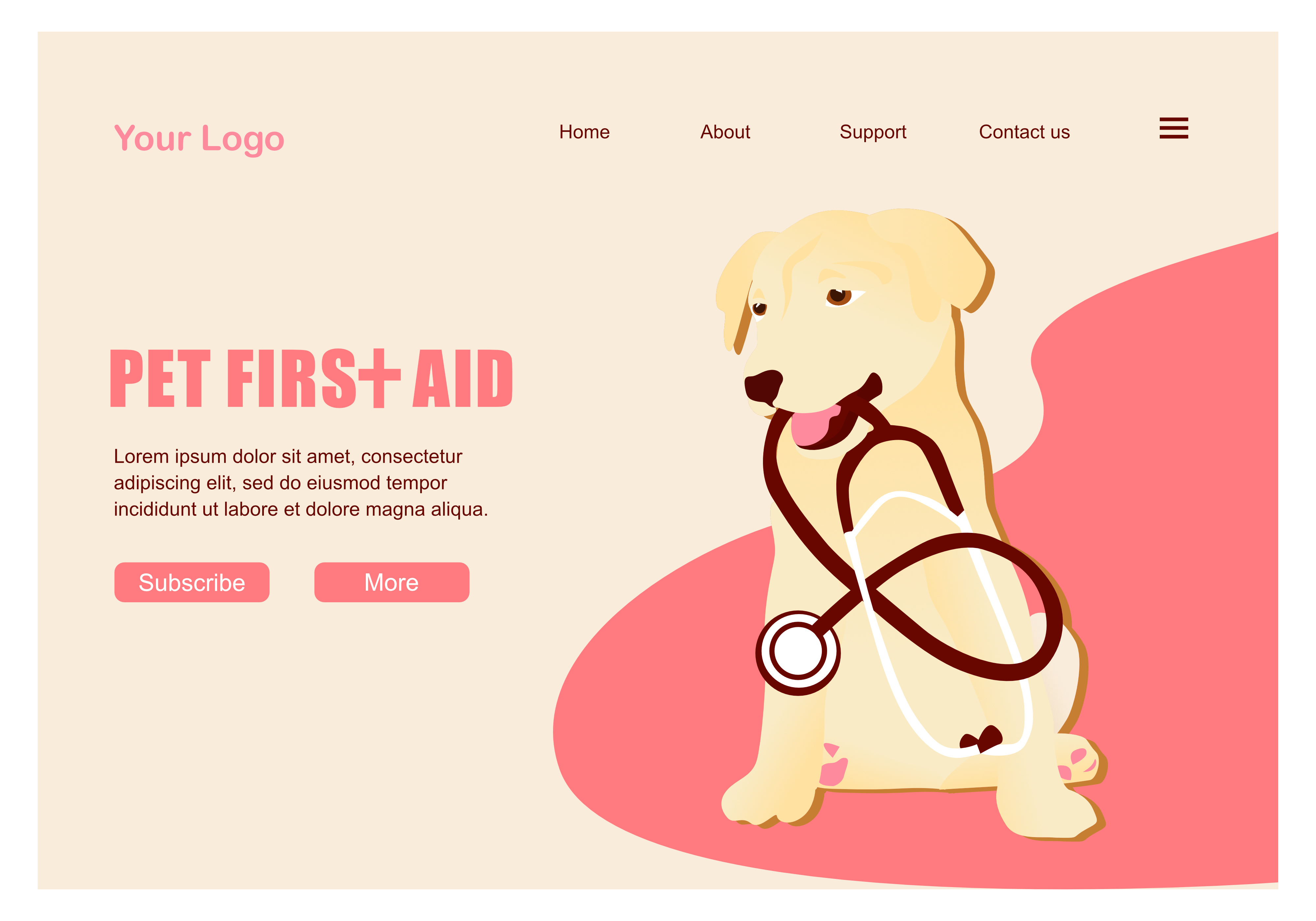 Handicapped Pets 1st aid dog graphic design handicapped pets horse ill illustration ingured pet vector