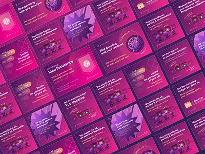 Social Media ADs for Swayable Ai brand ad advertisement gradiental graphic design illustration impact post social ad social media social networking