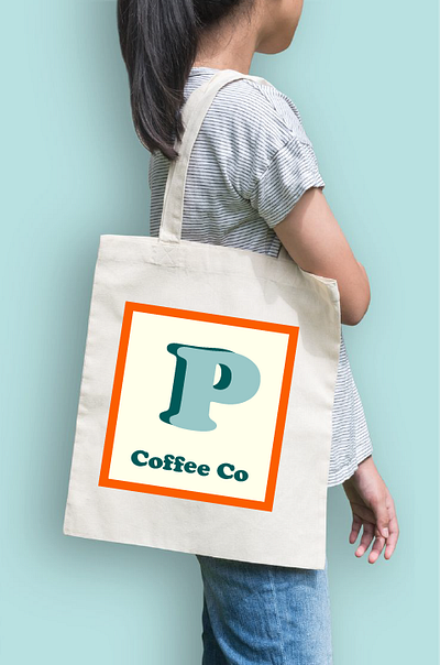 Product mockup for Poppy Coffee Co branding graphic design logo