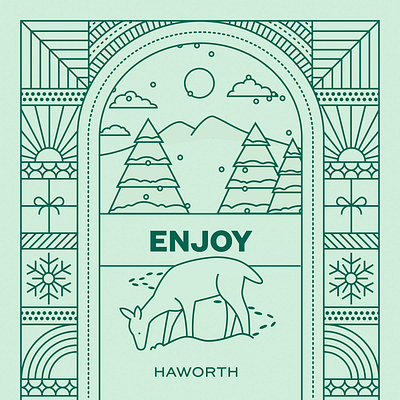 Haworth Holiday Animation animation christmas graphic design hannukah holiday holiday card holiday cards holidays illustration motion graphics thanksgiving vector winter