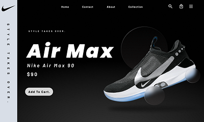 Nike Landing Page. branding graphic design inspiration landing page nike nike landing page trending trendingdesigns ui webdesign