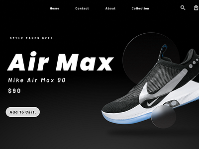 Nike Landing Page. branding graphic design inspiration landing page nike nike landing page trending trendingdesigns ui webdesign