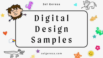 Sel Gerosa Design Samples branding digital art graphic design illustration vector web design