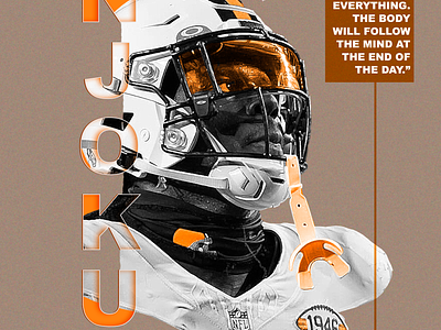 David Njoku Cleveland Browns TE Stats(not current) graphic design