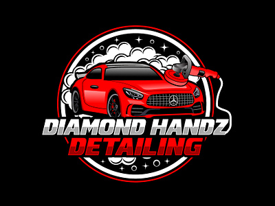 Car Detailing Logo For Diamond Handz Detailing Company. auto detailing logo car car detail logo car detailing logo car spa logo car wash logo detailing logo wash