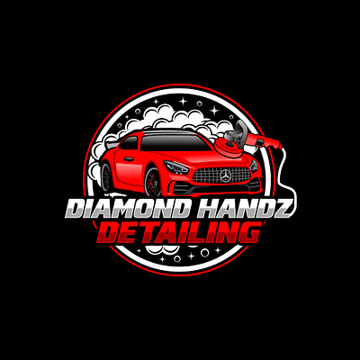 Car Detailing Logo For Diamond Handz Detailing Company. auto detailing logo car car detail logo car detailing logo car spa logo car wash logo detailing logo wash