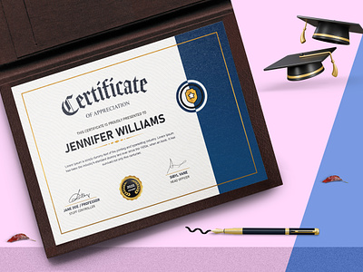 Certificate of Appreciation template, Certificate of achievement appreciation certificate of achievement luxury