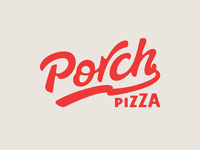 Porch Pizza branding design food graphic design heritage italian logo logotype mark packaging pizza typo typography