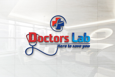 Dortor's Lab logo #logo adobe illustrator design doctor hospital lab logo logo design