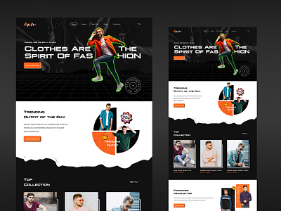 Fashion👚 Landing page | Ecommerce creative design creative theme fashion blogger fashion website fashione commrce landing page trending2024 clothing uidesign uiux website