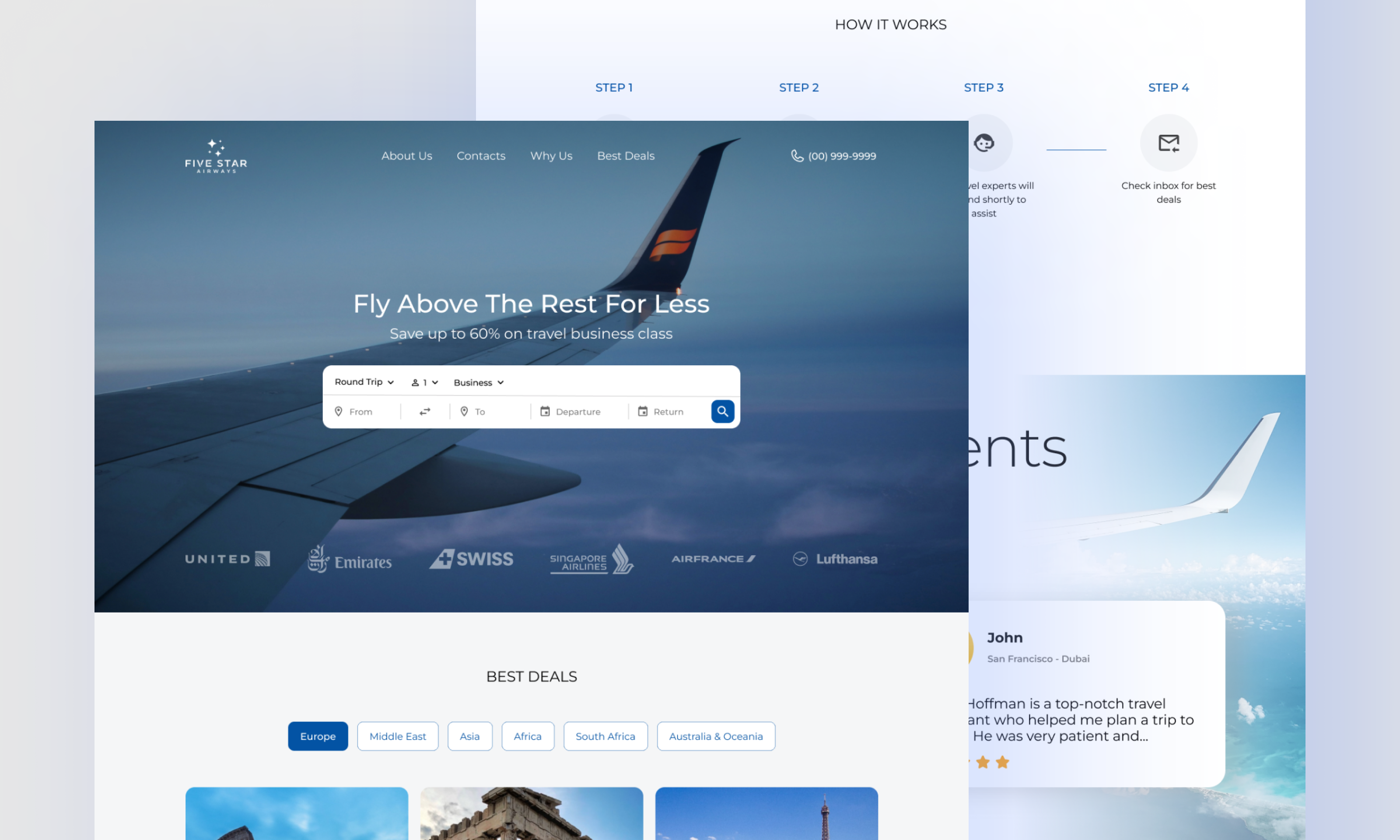 Travel Agency Landing Page UX Design branding figma landing page responsive design travel agency ui uiux ux ux design web design