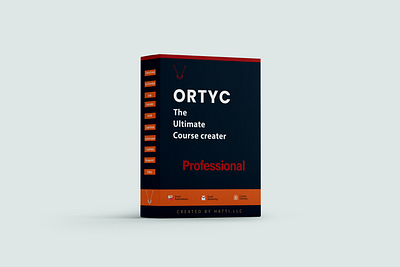 I have Design Software Box For Ortyc Agency designe5tr graphic design illustration photoshop
