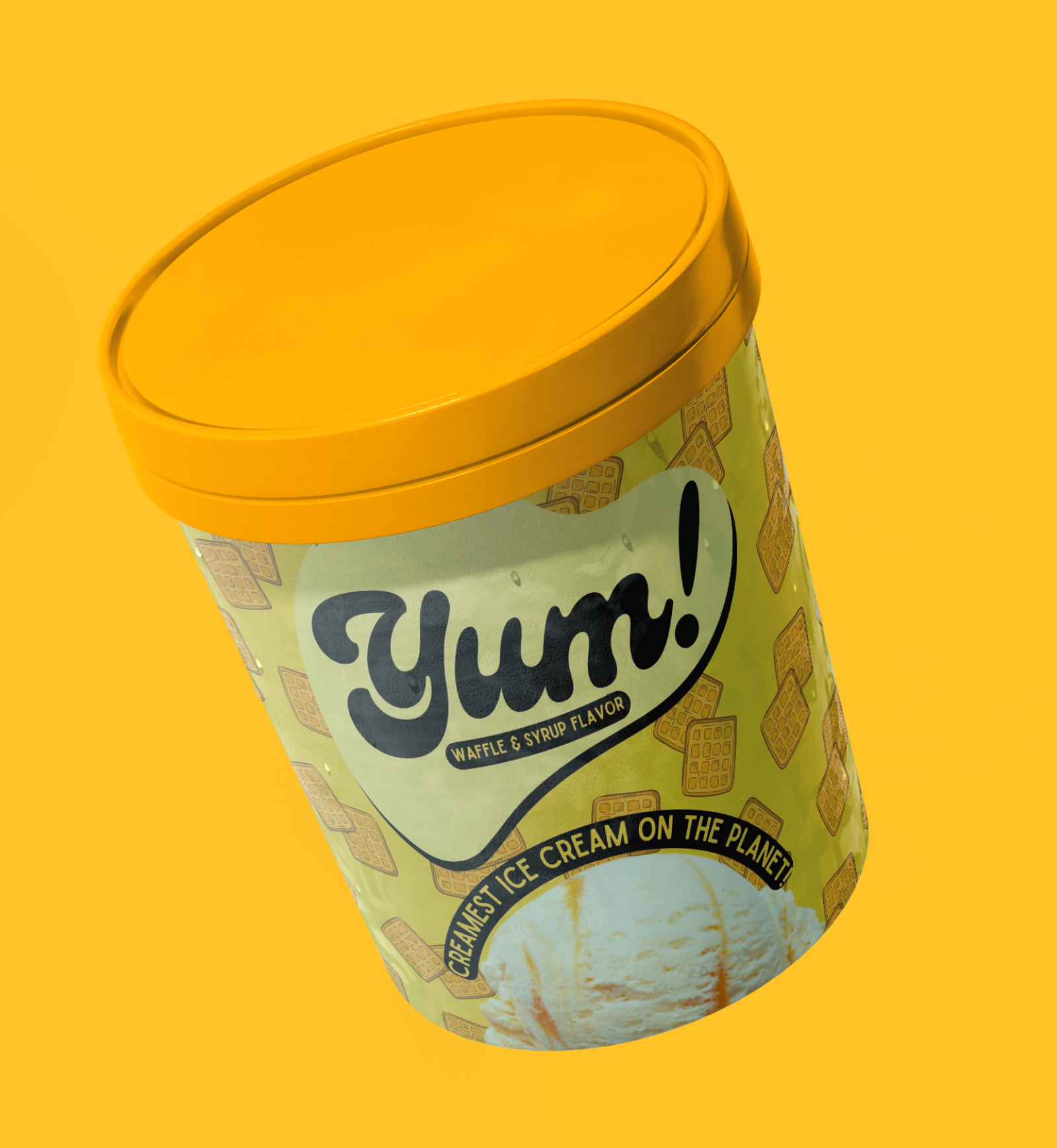 Yum! Ice Cream Packaging, , and Mobile Design by Lisa Mastin on