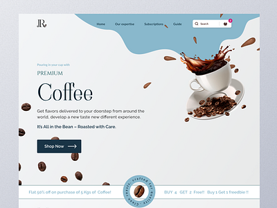 Java Jolt Roasters branding coffee coffeebeans coffeelogo coffeelovers landing page logo roasters