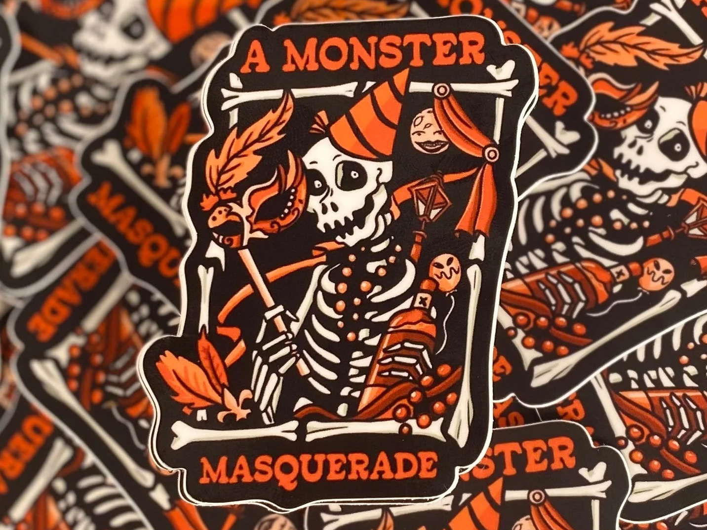 A Monster Masquerade Halloween design by Marta Zubieta on Dribbble