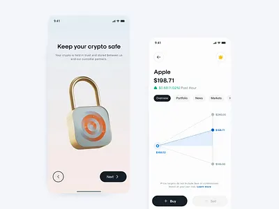 💶 Crypto & Stock Investing App | Stock Detail page ai bank banking bard bitcoin btc chat gpt crypto cryptocurrency eth ethereum finance fintech invest investment n26 revolut robinhood stock trading platform