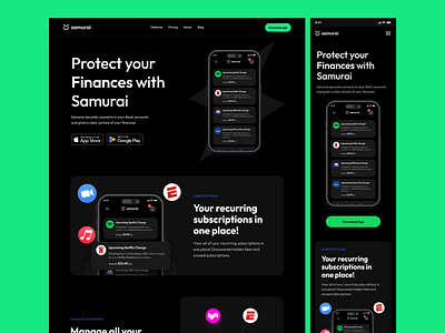 Web UI app landing dark theme landing page landing page design marketing page platform product design responsive saas typography ui dino ui dino agency ui ux uidino uidinoagency user experience ux web web design website design