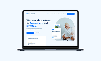 Home Connect - Landing Page landing landing page ui website