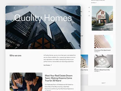 Real Estate - Responsive Website Design design responsive design ui ux website website design