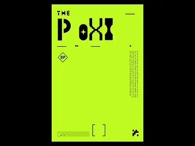 The Proxies animation collage design geometry layout logo poster type ui