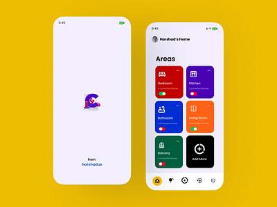 Smart Home Automation App app app design design interaction design ios design logo mobile app security ui ux