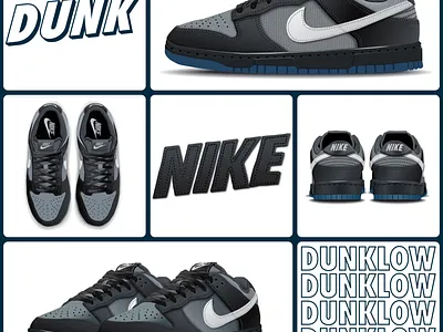 Nike Dunk Low after effects animation design dunk low grid illustration illustrator motion design nike sneakers
