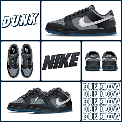 Nike Dunk Low after effects animation design dunk low grid illustration illustrator motion design nike sneakers